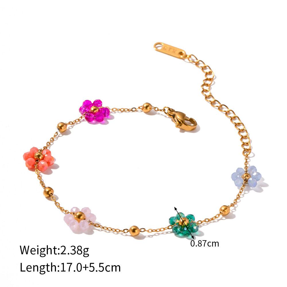 Handmade Flower Bracelet