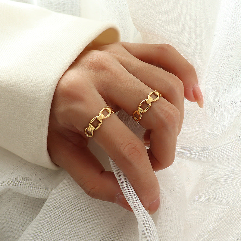 Adjustable Gold Plated Ring