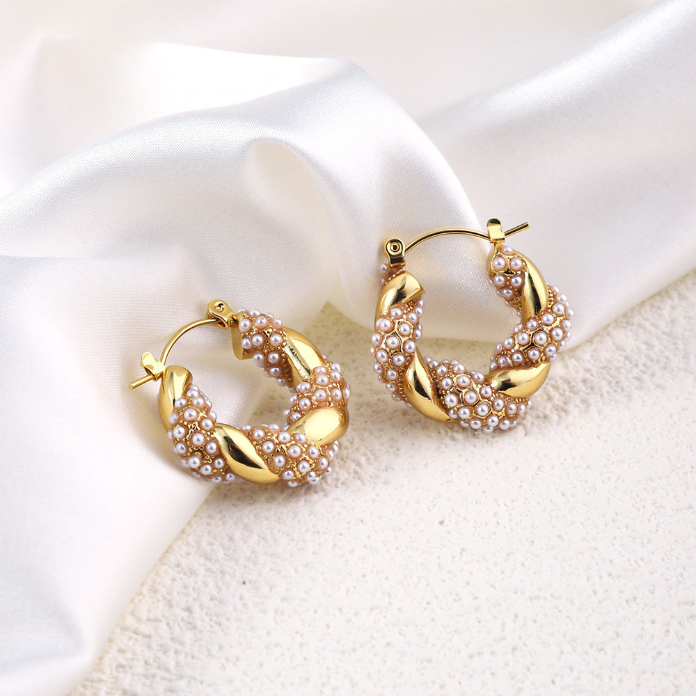 Pearl Hoops