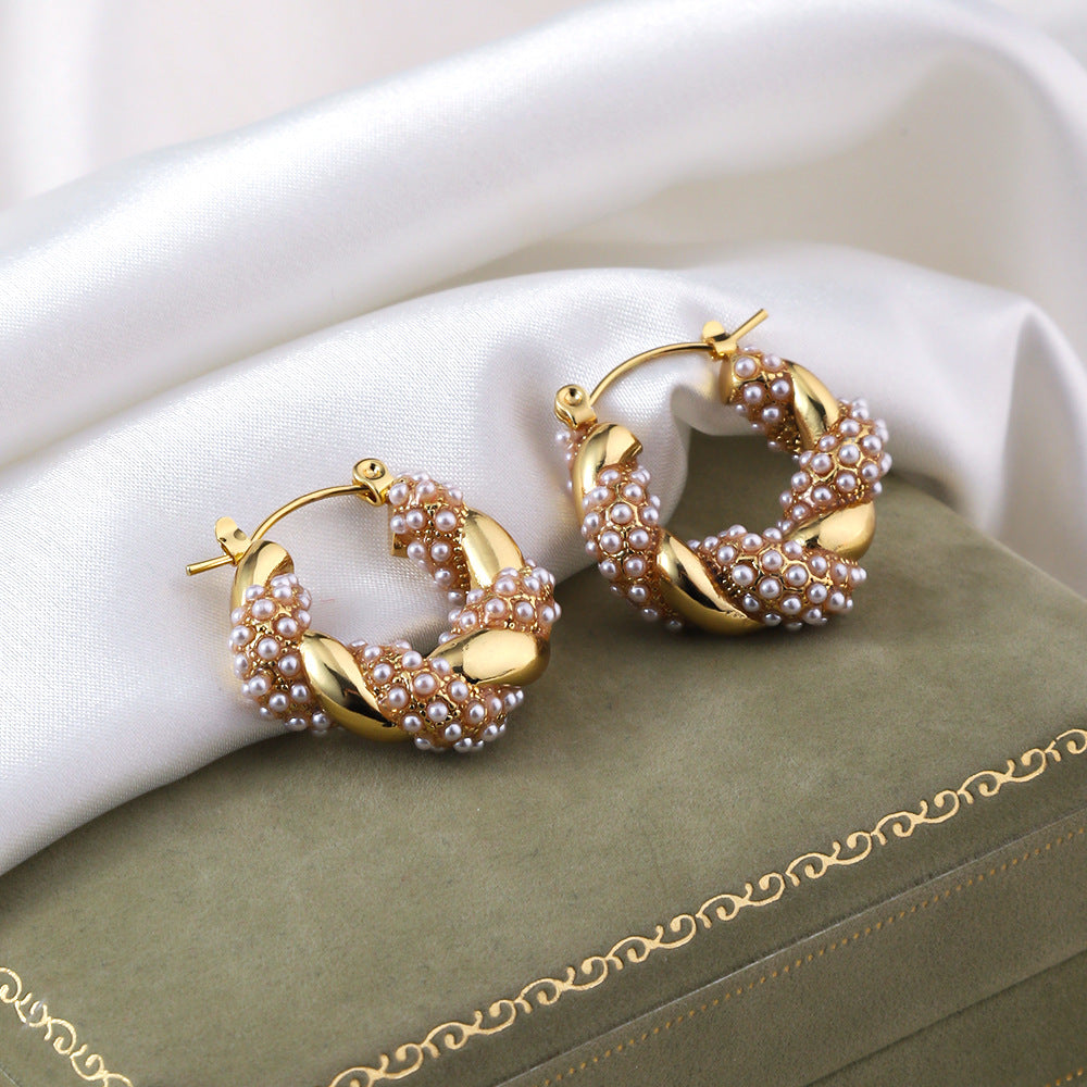 Pearl Hoops