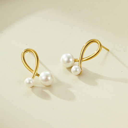 Pearl Stud Earrings