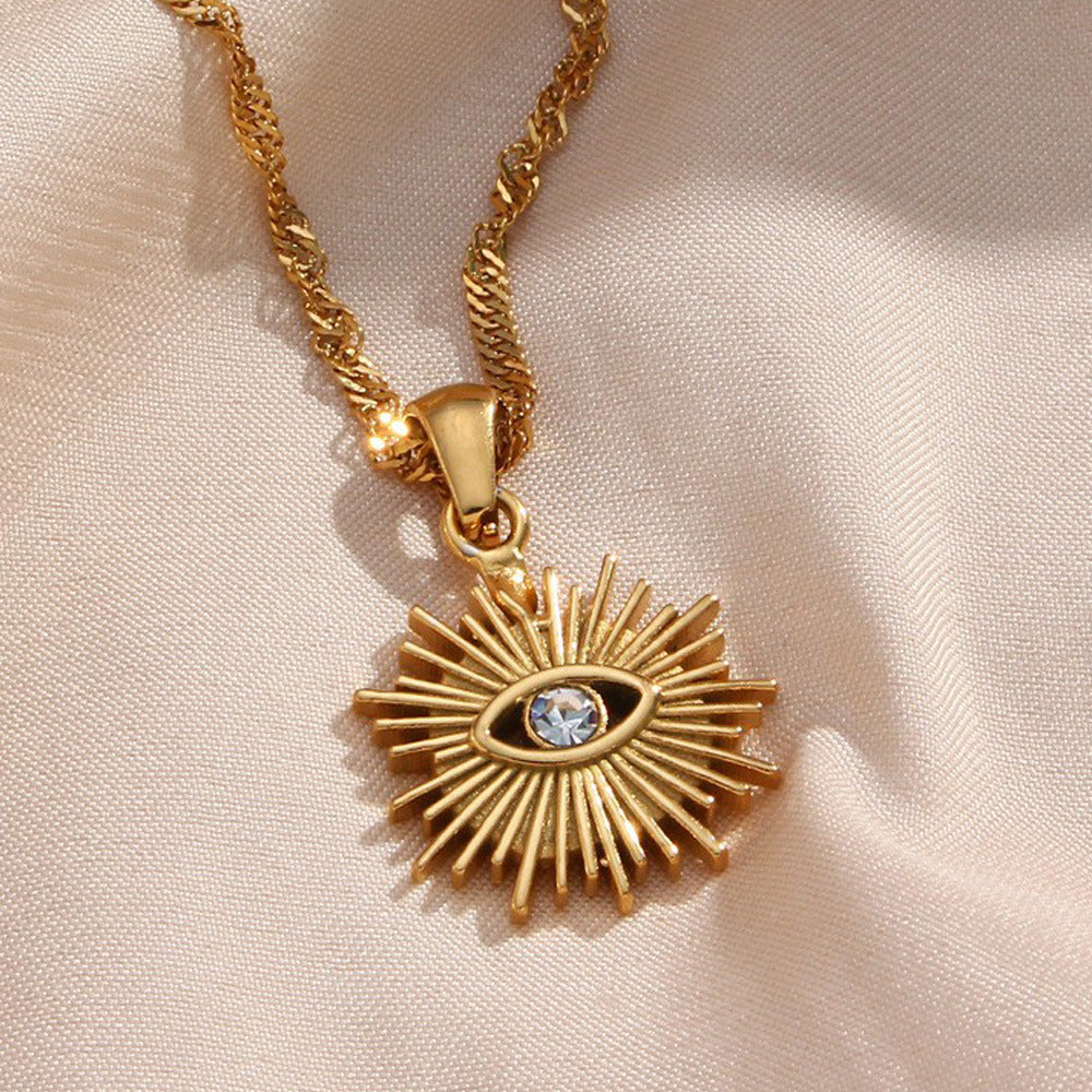 Devil's Eye Diamond Necklace