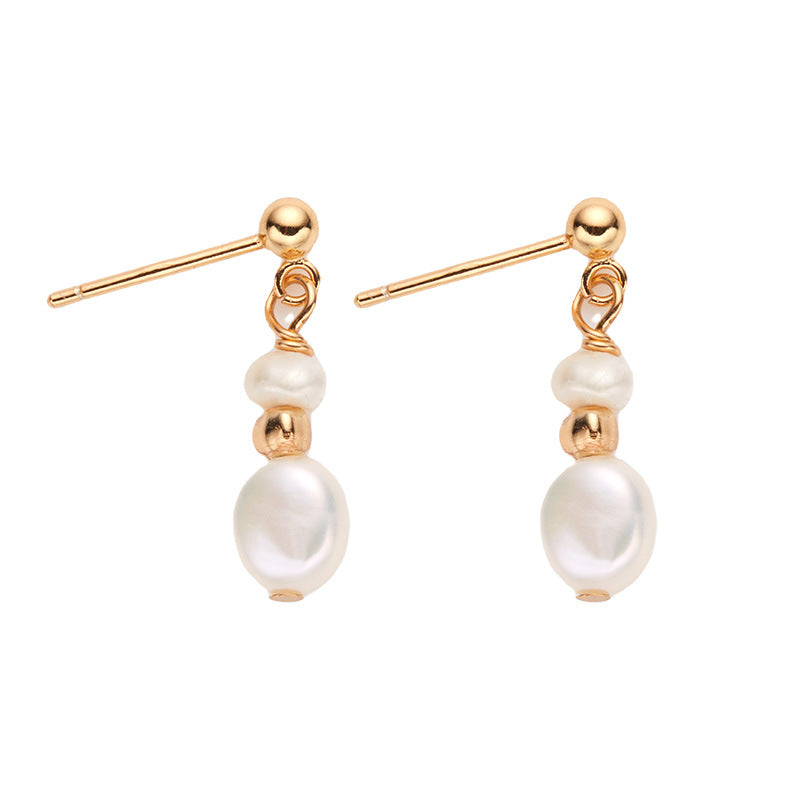 Pearl & Gems Stud Earrings