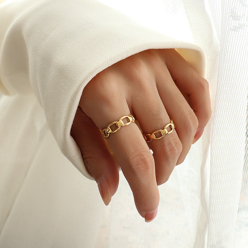 Adjustable Gold Plated Ring