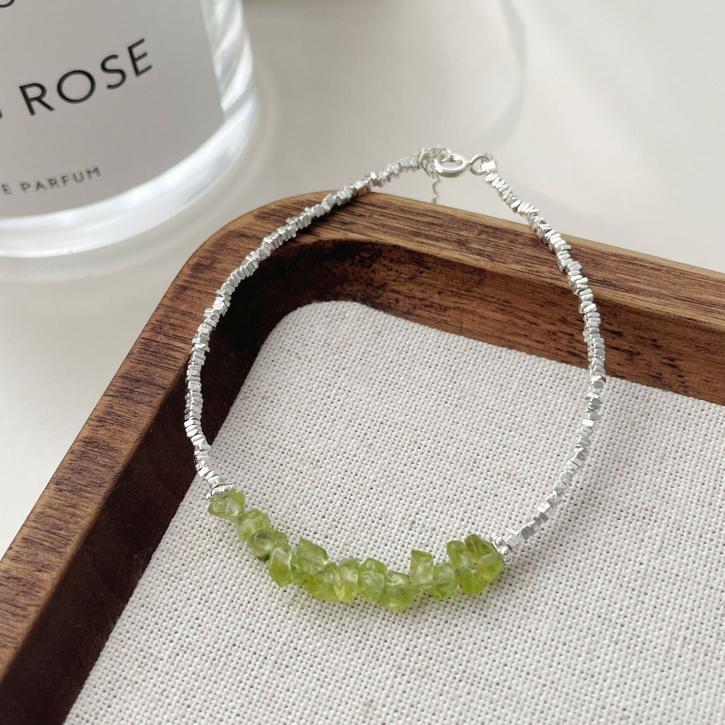 Natural Olivine Bracelet