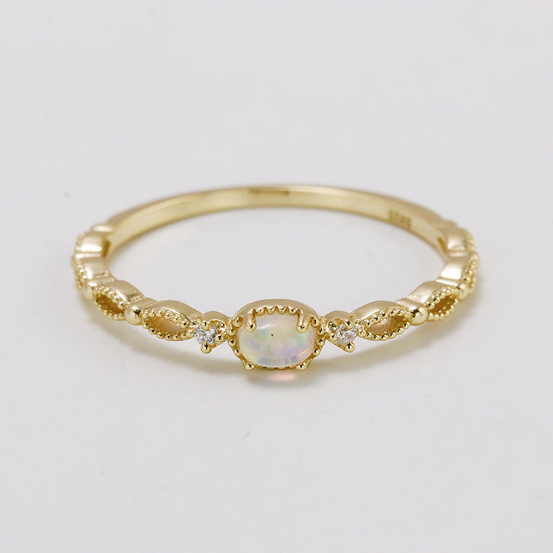 Natural Opal Ring