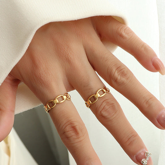 Adjustable Gold Plated Ring