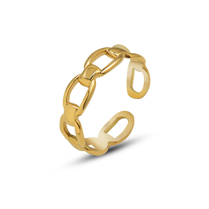 Adjustable Gold Plated Ring